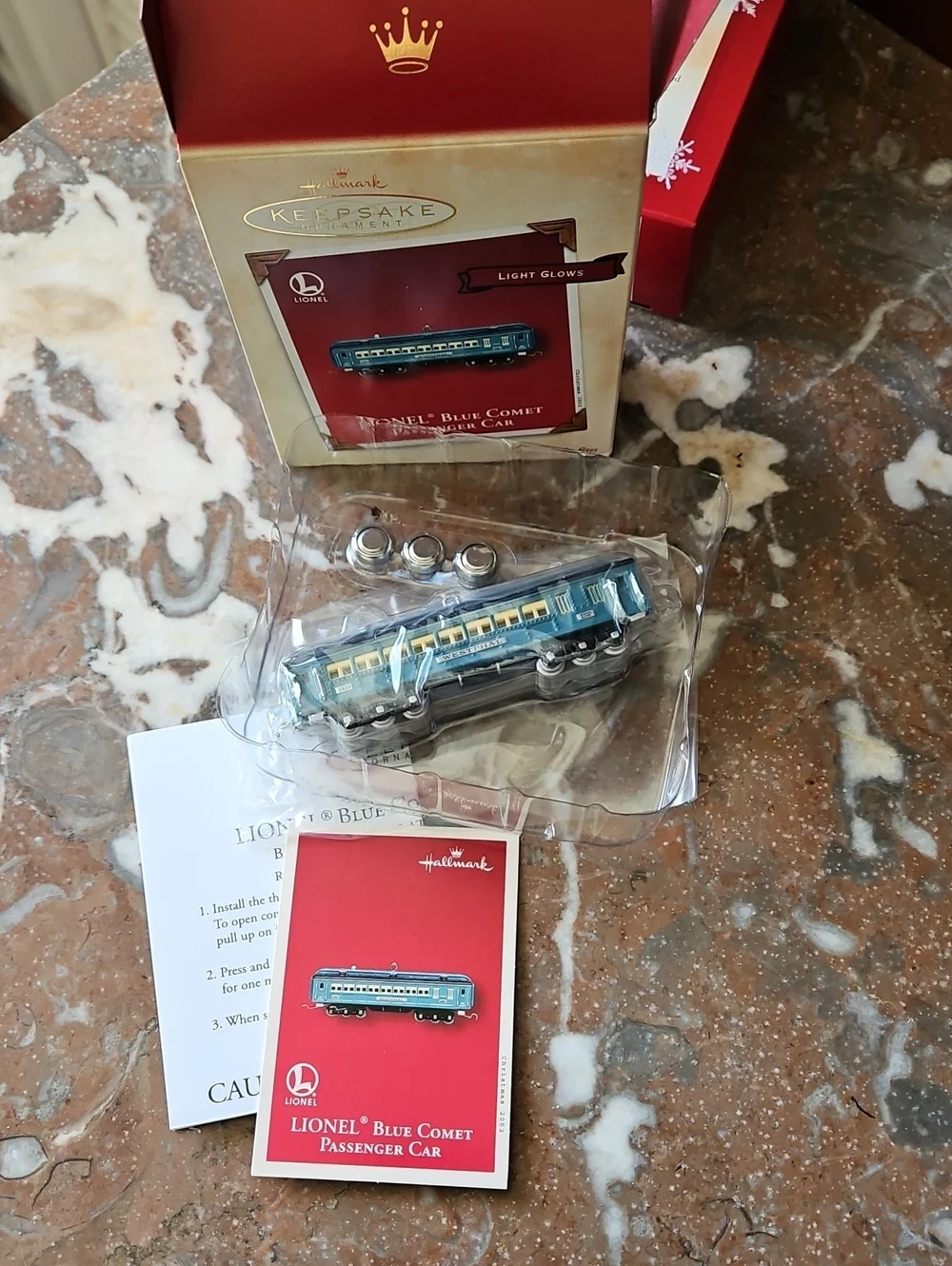 Vintage NWT 2002-2003 Hallmark Lionel Trains Set Of Four